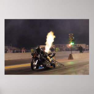 "FASTEST DRAG BIKE PÅ PLANET" 250,97 MPH POSTER