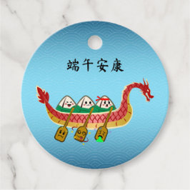 Fästig Ris Provning på Dragon Boat Festival Gåvor Etiketter