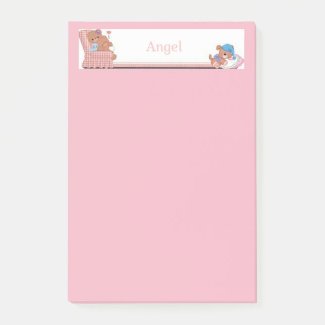 Fästiga anteckningar post-it block (Framsida)