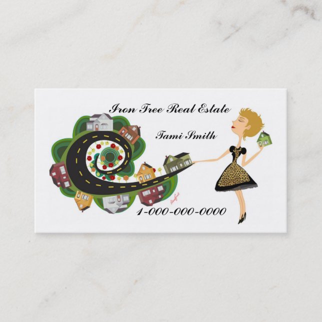 Fastighetaffär Visitkort (Framsida)