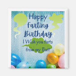 Fastigheter från min Butt Birthday Magnet