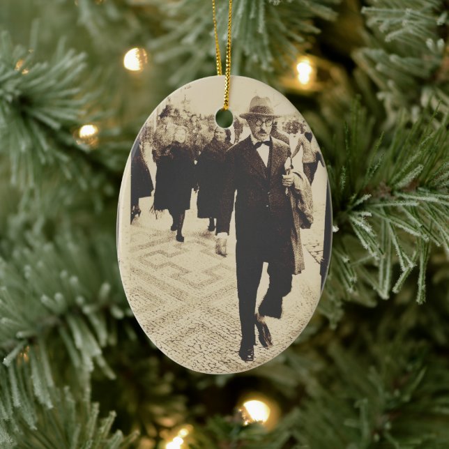 Fastigheter i Lissabon (Fernando Pessoa) Julgransprydnad Keramik (Träd)