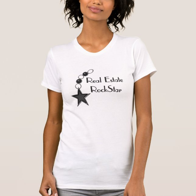 Fastighetrockstjärna Tee Shirt (Framsida)