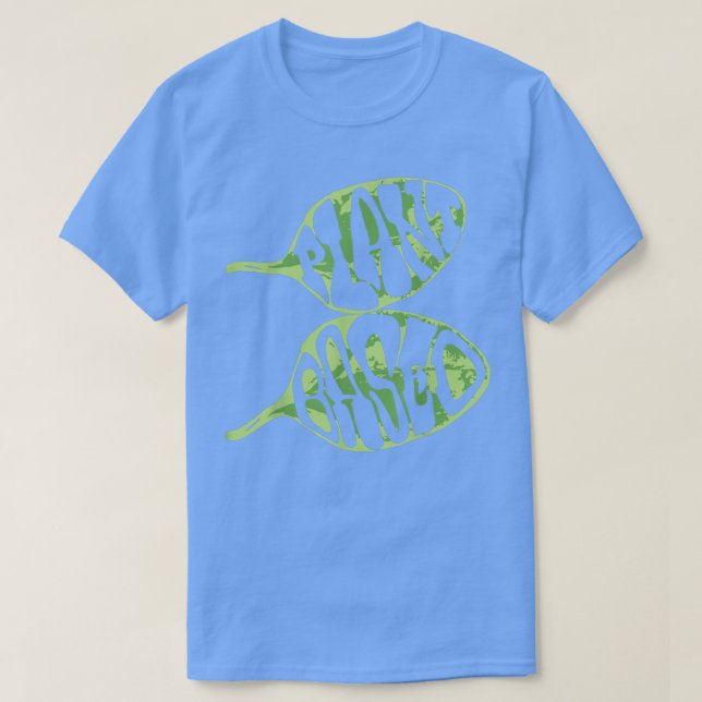Fastighetsbaserad Vegan Vegetarian-gåva T Shirt (Design framsida)