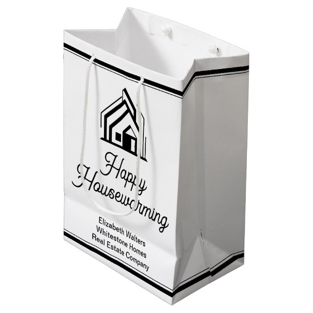 Fastighetsbolag Logotyp Anpassad Husvärmning (Framsidan Vinklad)