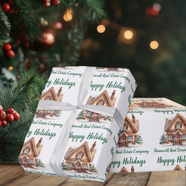 Fastighetsbransch Jul Personlig Presentpapper (Skapare uppladdad)