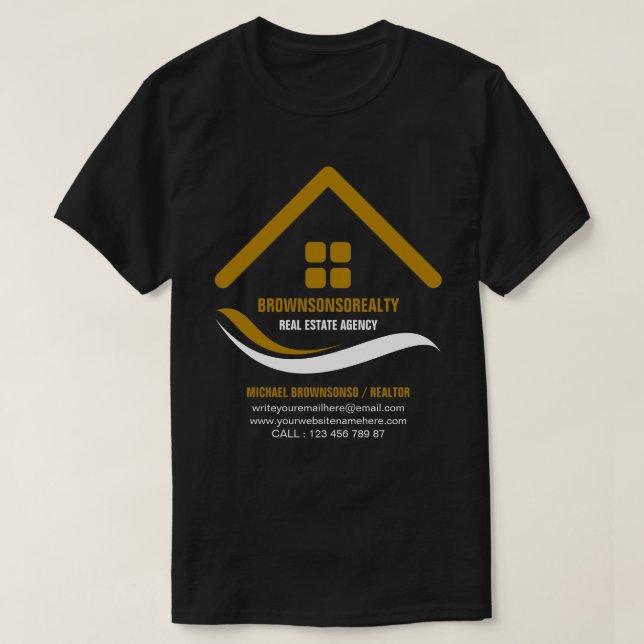Fastighetsförmedling chef konsult t shirt (Design framsida)