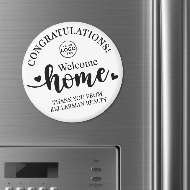 Fastighetsförvaltning Tack Ny Hem Magnet (Real Estate Thank You New Home Magnet)