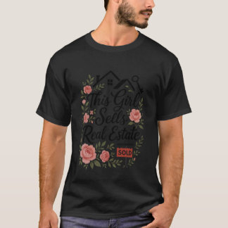 Fastighetsmäklare Den här tjejen säljer fastighete T Shirt