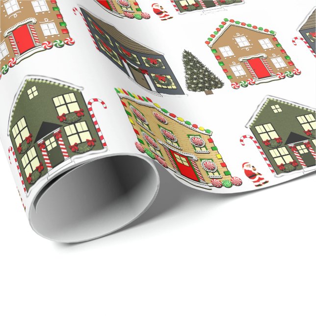 Fastighetsmäklare jul present presentpapper (Rullad Hörn)