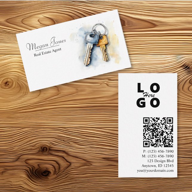 Fastighetsmäklare, mäklare, broker kort (Skapare uppladdad)