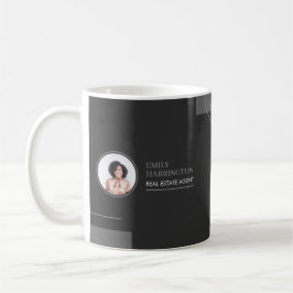Fastighetsmäklare Neutrala Fina Linjer Kaffemugg