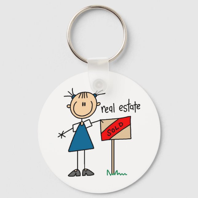 Fastighetsmäklare Nyckelring (Framsida)