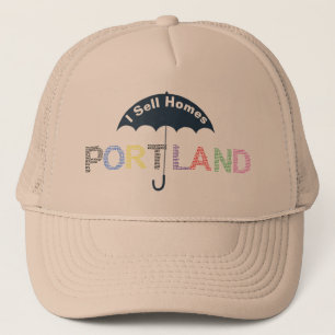 Fastighetsmäklare Portland Bruna Basebollkepsar Truckerkeps
