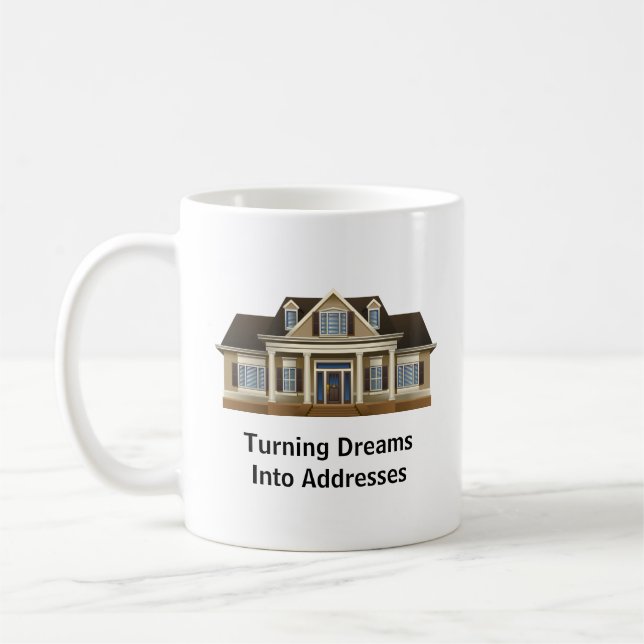 Fastighetsmäklare Present Kaffekopp (Vänster)
