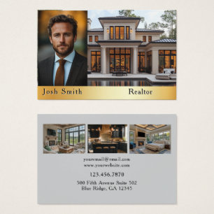 Fastighetsmäklare Realtor Visitkort