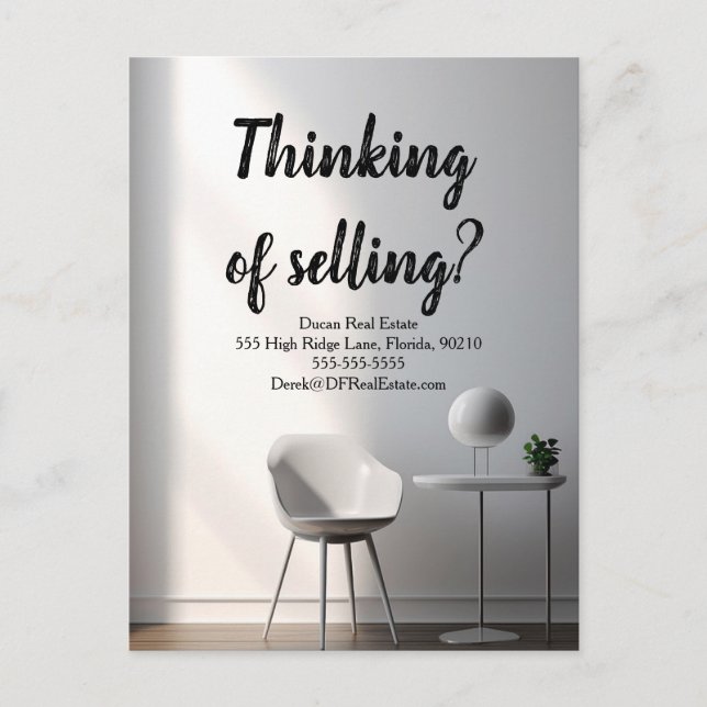 Fastighetsmäklare Referensbrev - Sälj mer med Smar Vykort (Framsida)