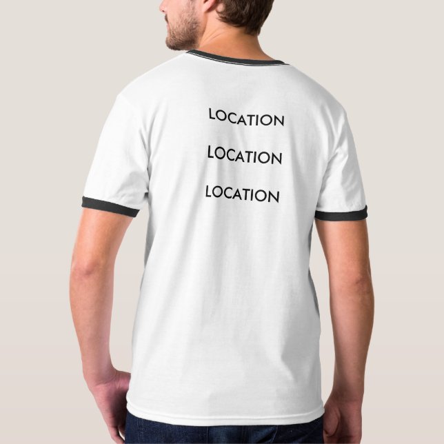Fastighetsmäklare T-shirt (Baksida)