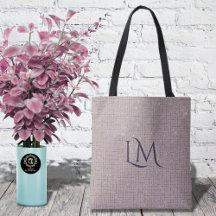 Fastighetsmäklare Taupe Monogram Minimalist