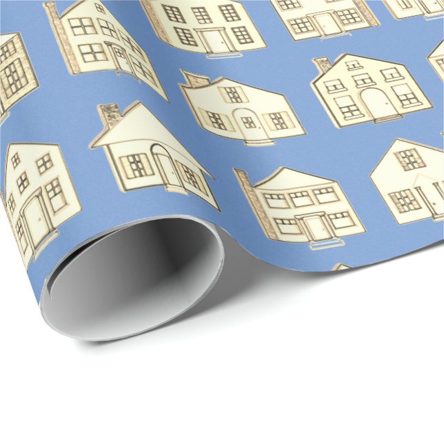 Fastighetsmäklarepresent Presentpapper (Rullad Hörn)