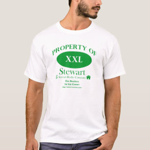 Fastighetsmäklarna - egendom av den Stewart fast T Shirt