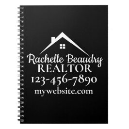 Fastighetsmarknadsföring Anpassad Fastighetsmäklar Anteckningsbok