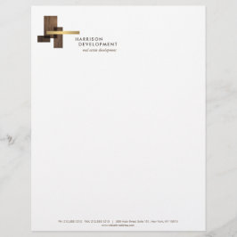 Fastighetsutvecklares logotyp brevhuvud