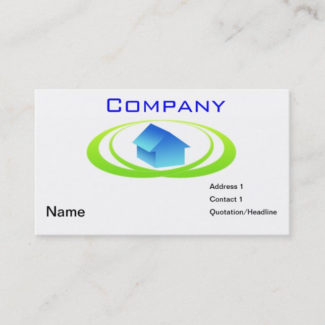 Fastighetvisitkort Visitkort (Framsida)