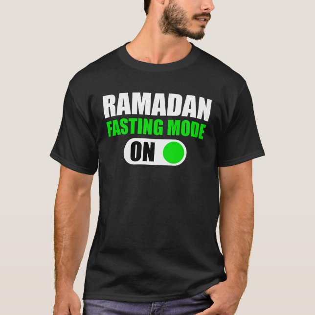 Fasting Mode On Ramadan Kareem Ramadan Mubarak Mon T Shirt (Framsida)