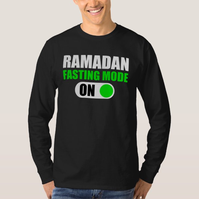 Fasting Mode On Ramadan Kareem Ramadan Mubarak Mon T Shirt (Framsida)