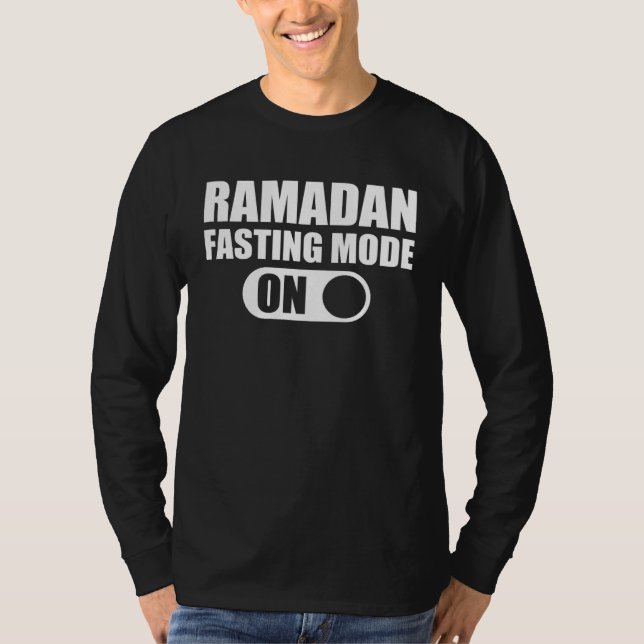 Fasting Mode On Ramadan Kareem Ramadan Mubarak Mon T Shirt (Framsida)