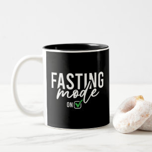 Fasting Mode On, Ramadan Weight Loss, Cool Islamic Två-Tonad Mugg