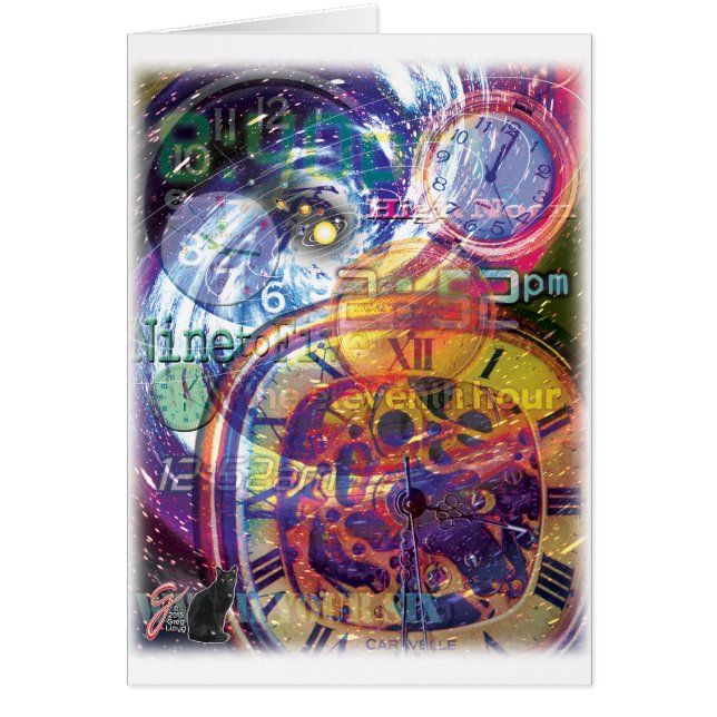 Fästing Tock Hälsningskort (Framsidan)