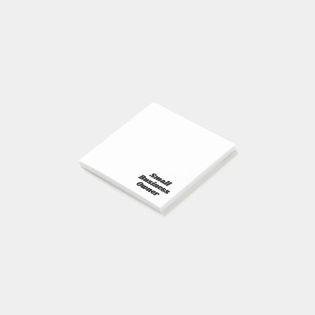 Fästisar för småföretagare post-it block (Vinklad)