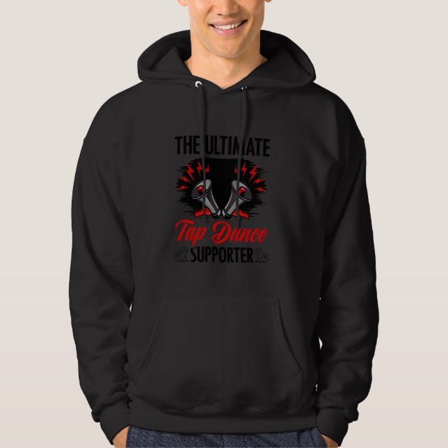 Fästknapp, stappningsstativ T Hoodie (Framsida)