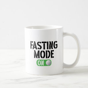 Fästläge för ramadan på intermittent fästning kaffemugg