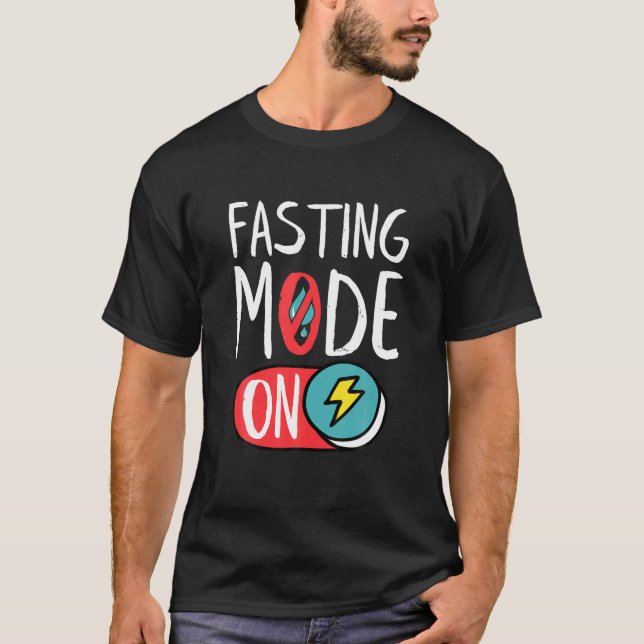 Fästläge på, Ramadans viktförlust och fastsättning T Shirt (Framsida)