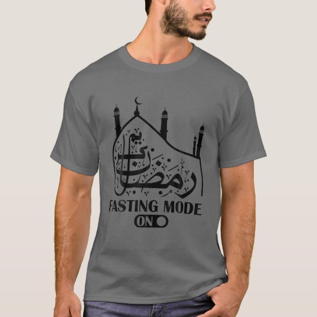 Fästläget är på Lycklig Ramadan T Shirt (Framsida)