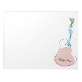 Fästlappar | Notiseringsblock | Låt musiken tala Anteckningsblock