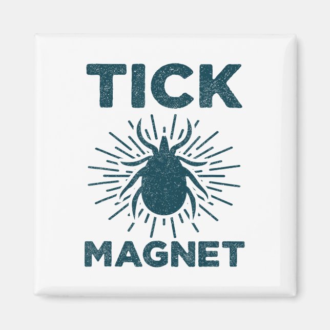 Fästmagnetskjorta Rolig Camping Och Vandring Bug S Magnet (Framsidan)