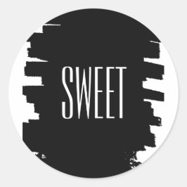 Fästmärken för part SWEET Runt Klistermärke