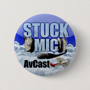Fastnad Mic AvCast knäppas Knapp