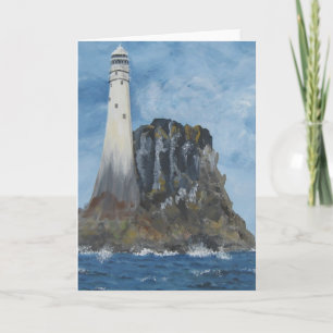 Fastnet fyr, Irland Tom gratulationskort Kort