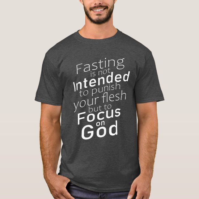 Fastning är inte avsett att bestraffa ditt kött Te T Shirt (Framsida)