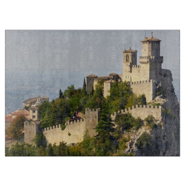 Fästning av Città di San Marino, italien (Framsidan)