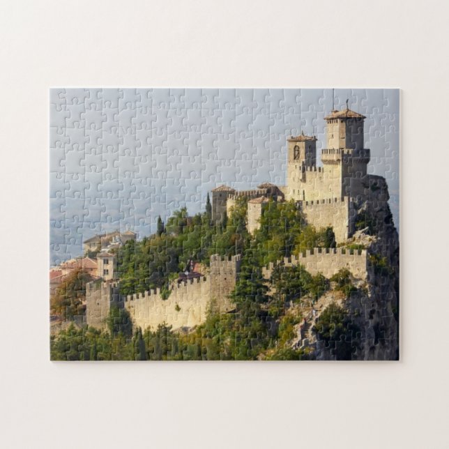 Fästning av Città di San Marino, italien Pussel (Horisontell)