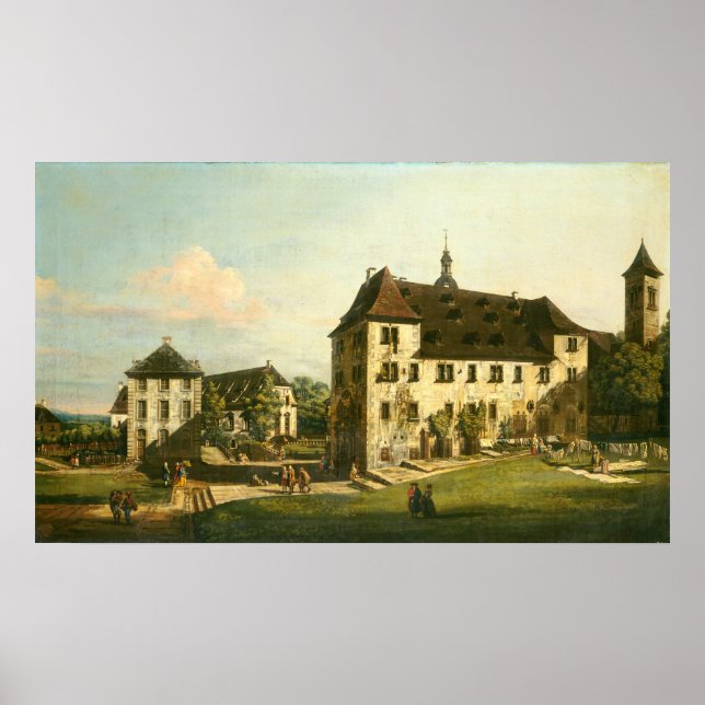 Fästning - Bernardo Bellotto Finkonstaffisch Poster (Framsidan)