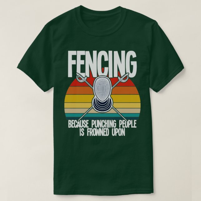 Fästning för att Slå människor är utfrodat T Shirt (Design framsida)