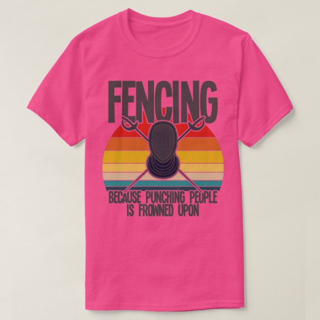 Fästning för att Slå människor är utfrodat T Shirt (Design framsida)