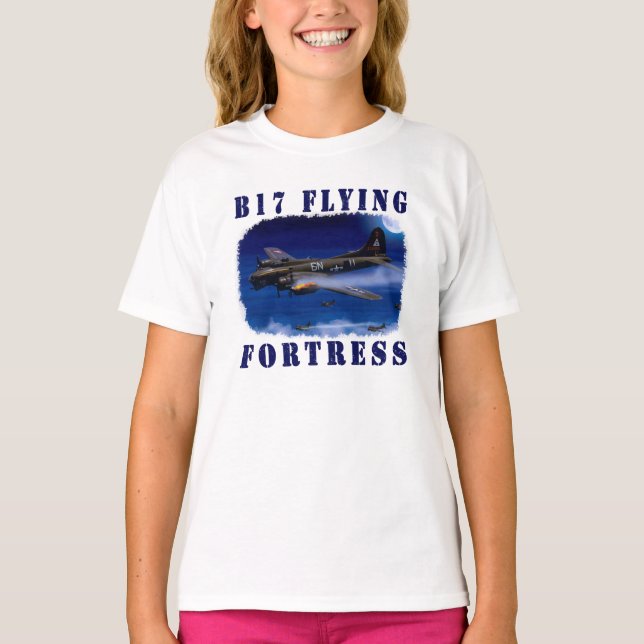 Fästning för flyg B17 Tee Shirt (Framsida)